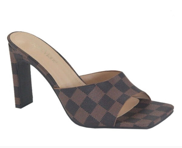 Product Image for  Check Mate Chunky Heels