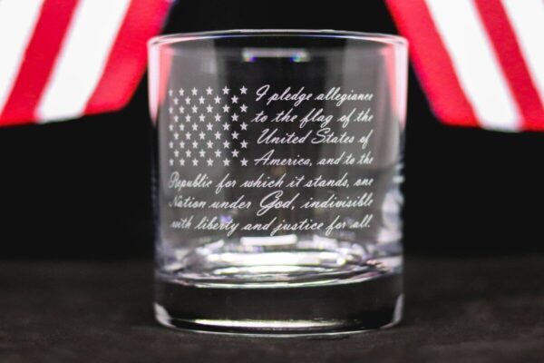 Product Image for  Pledge of Allegiance – Whiskey Rocks Glass