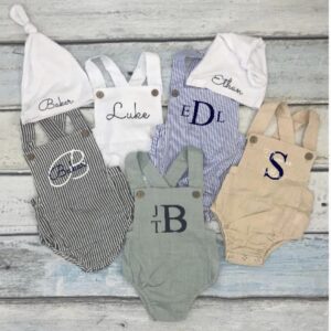 Product Image for  Personalized Baby Romper, sizes newborn – 3t