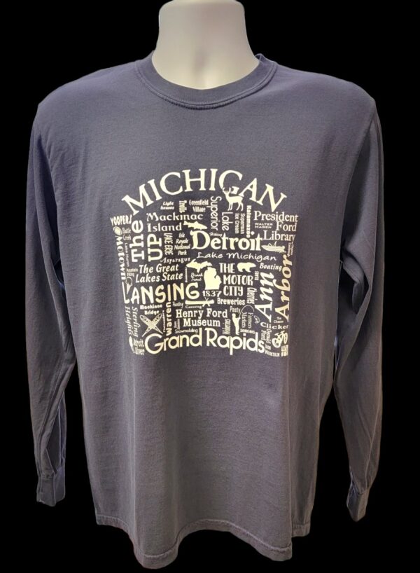 Product Image for  MI Destination Long Sleeve Tee – Navy