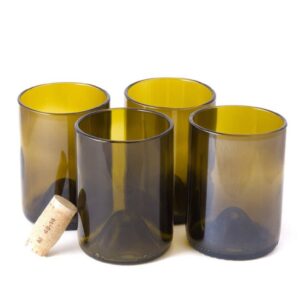Product Image for  Single Wine Punt Recycled Glass – 12oz amber