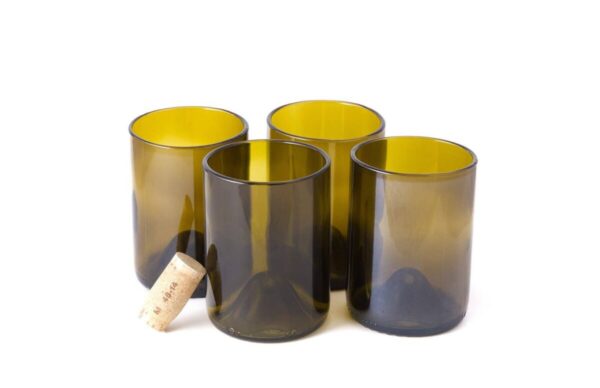 Product Image for  Single Wine Punt Recycled Glass – 12oz amber