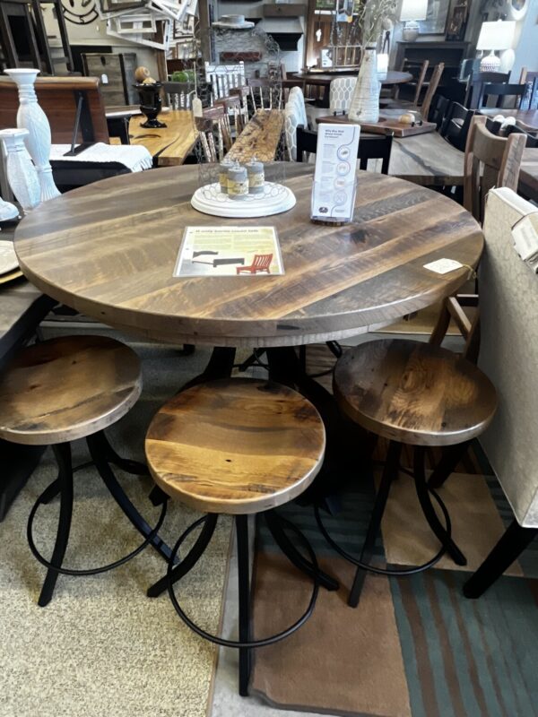 Product Image for  Authentic Amish Hand Crafted Reclaimed Barnwood Pub Table