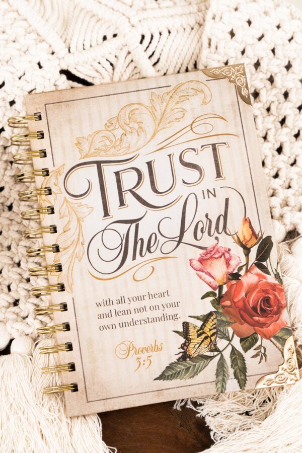 Product Image for  TRUST IN THE LORD FLORAL WIREBOUND JOURNAL