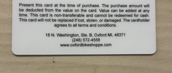 Product Image for  Bike Shoppe Gift Cards