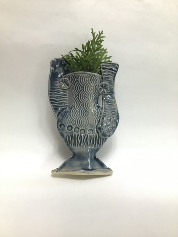 Product Image for  Ceramic Wall Vase by Anita Lamour, AML WV Bl