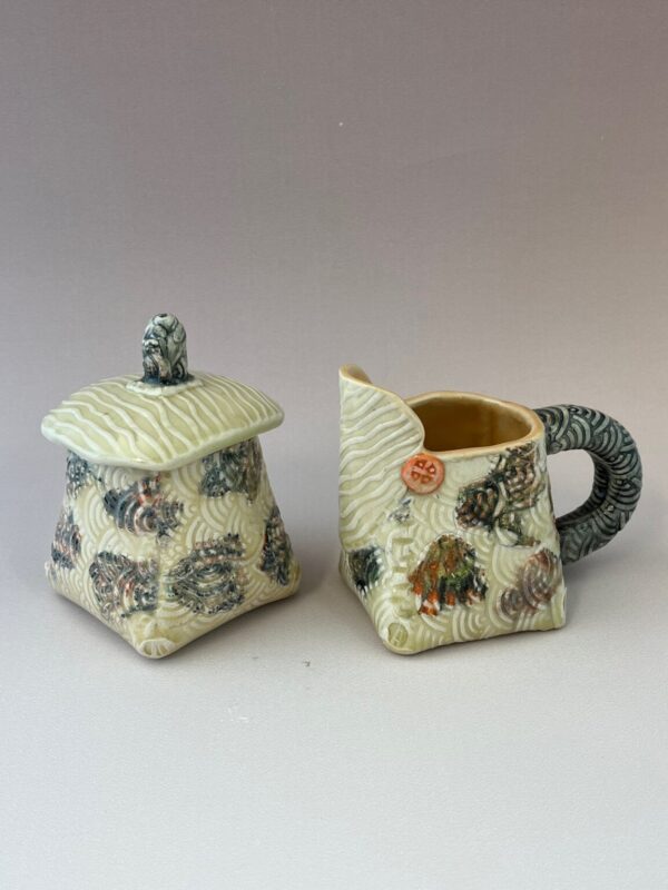 Product Image for  Ceramic Cream and Sugar Set by Anita Lamour, AMLSCO