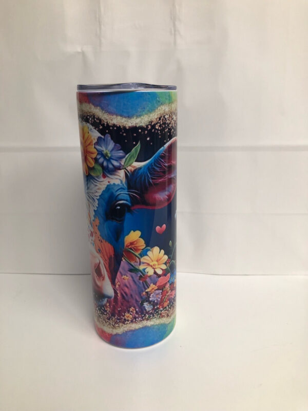 Product Image for  Cow / Flowers Tumbler