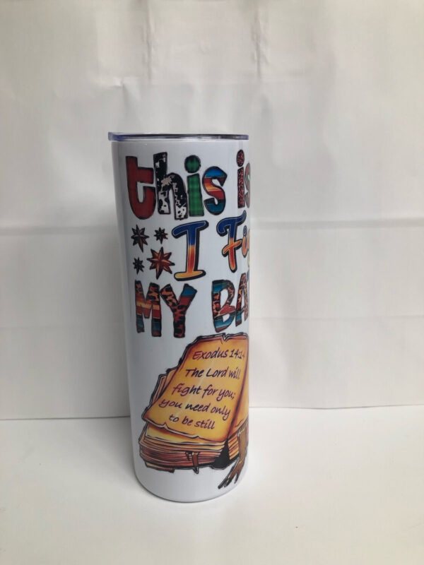 Product Image for  Fight Battles Tumbler