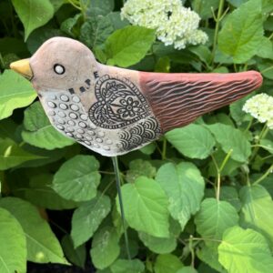 Product Image for  Ceramic Bird Garden Stake by Anita Lamour, AML2304