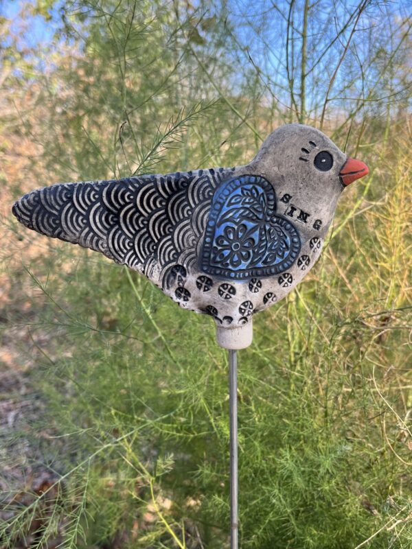 Product Image for  Ceramic Bird Garden Stake by Anita Lamour, AML2304