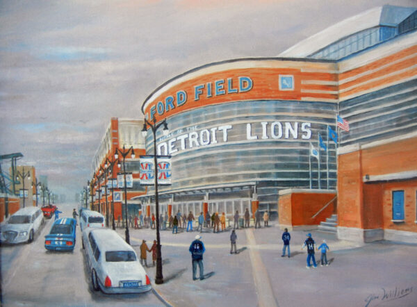 Product Image for  Ford Field, Detroit Lions, Edition from oil, Jim Williams, JW15