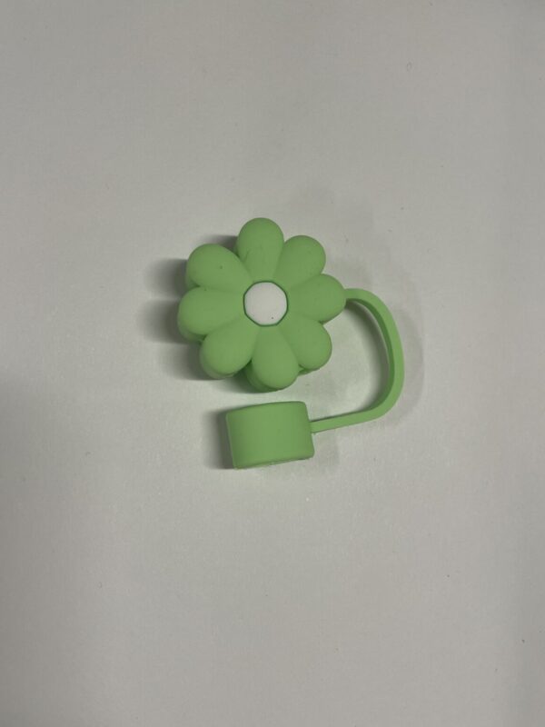 Product Image for  Green Flower Straw Cap