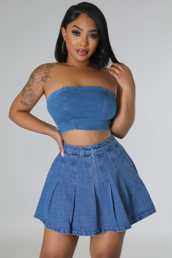 Product Image for  Denim Tennis Skirt