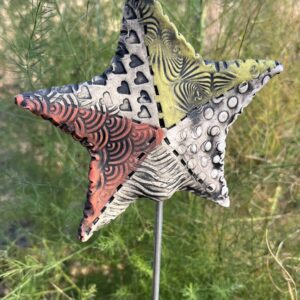 Product Image for  Ceramic Star Garden Stake by Anita Lamour AML2338