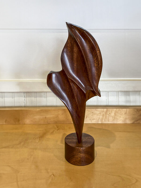 Product Image for  Mahogany Flame Wood Sculpture Dennis McCarty GA1