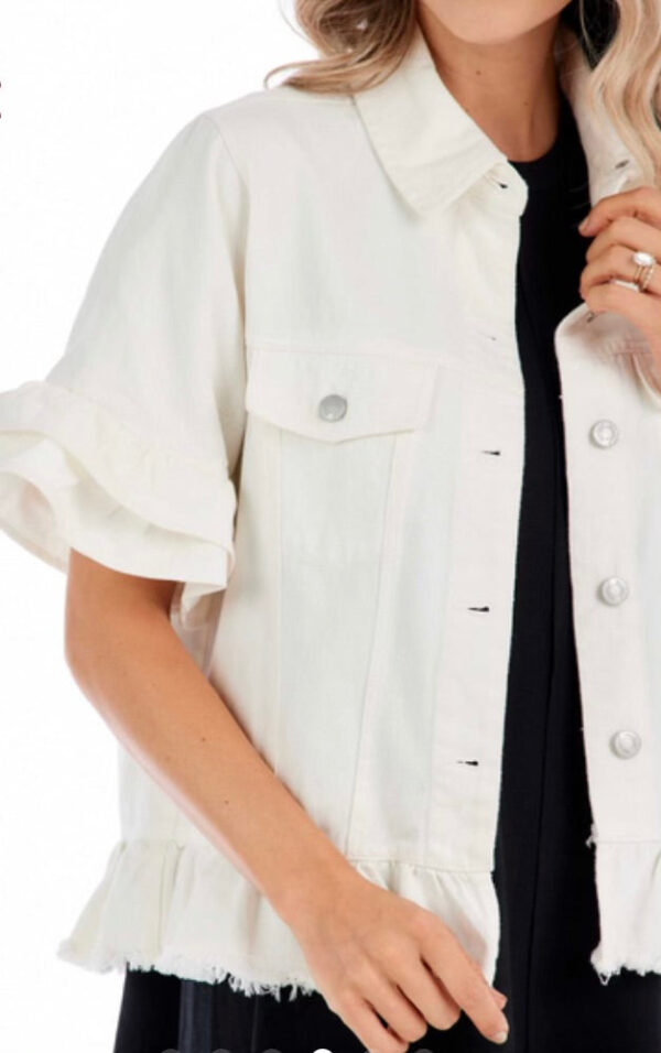 Product Image for  White Jean Jacket