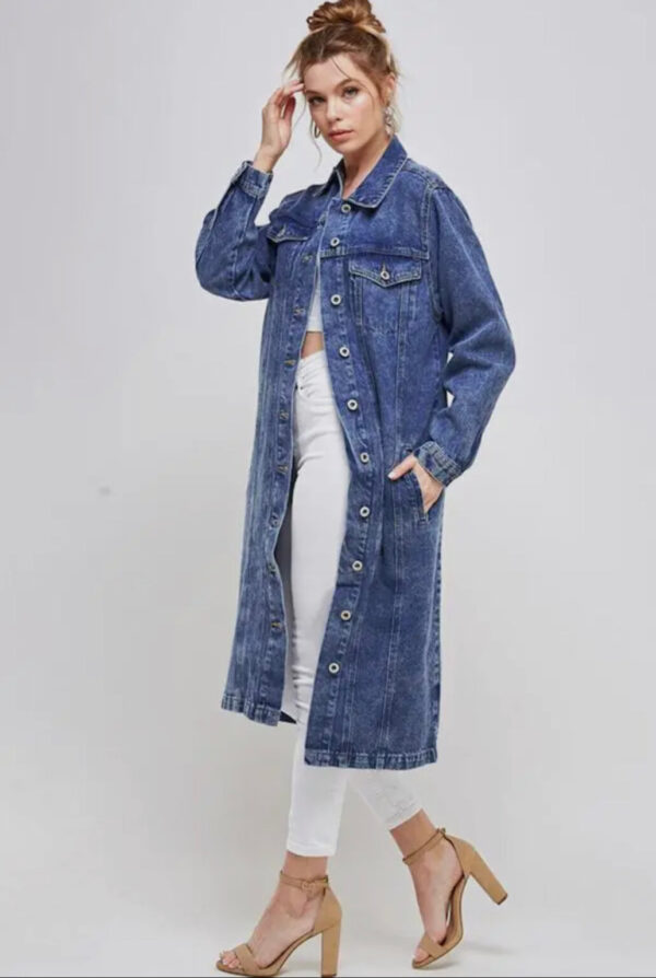 Product Image for  Women’s Denim Trenchcoat