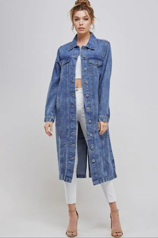 Product Image for  Women’s Denim Trenchcoat