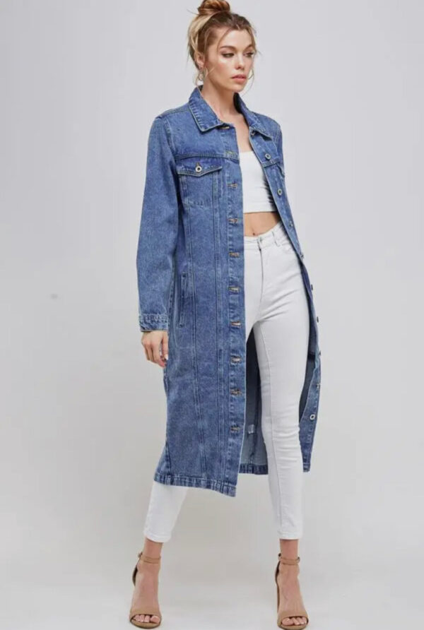 Product Image for  Women’s Denim Trenchcoat