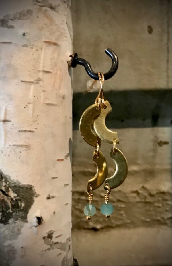 Product Image for  Mend – Poured Out Gold Plated & Brass Earrings