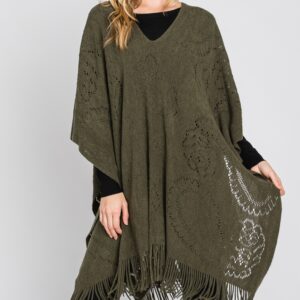 Product Image for  Paisley Poncho- One Size
