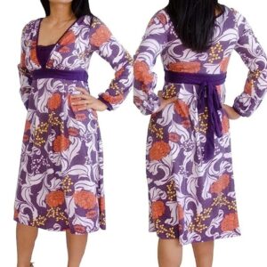 Product Image for  Purple tie-back Dress
