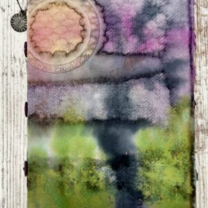 Product Image for  Hand Dyed Art Journal, Mixed Media, Handmade Book, Dee Stoddard, DYD-JRN-54