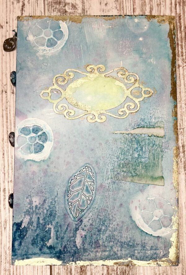 Product Image for  Hand Dyed Art Journal, Mixed Media,Handmade Book, Dee Stoddard, DYD-JRN-49