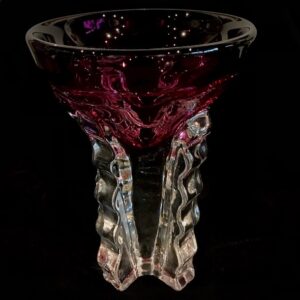 Product Image for  Vintage Cranberry Glass Compote