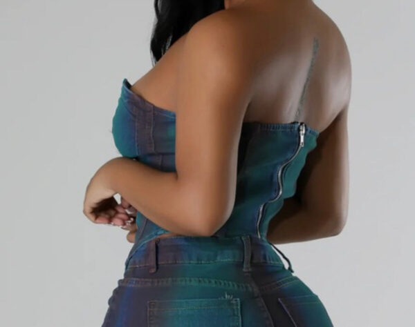 Product Image for  Aqua Marine Denim Corset