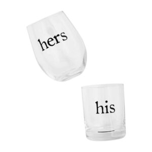 Product Image for  His & Hers Glass Set