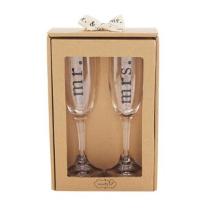 Product Image for  Mr. & Mrs. Champagne Flute Set