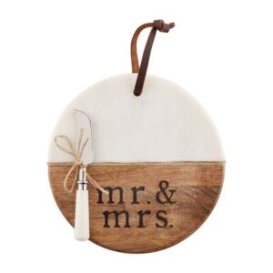 Product Image for  Mr. & Mrs. Cheese Board Set