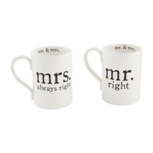 Product Image for  Mr right Mrs Always Right Set