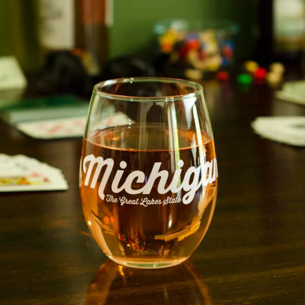 Product Image for  Michigan Wine Glasses