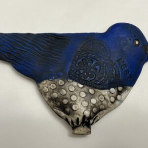 Product Image for  Ceramic Bird Garden Stake Bluebird by Anita Lamour AML2408