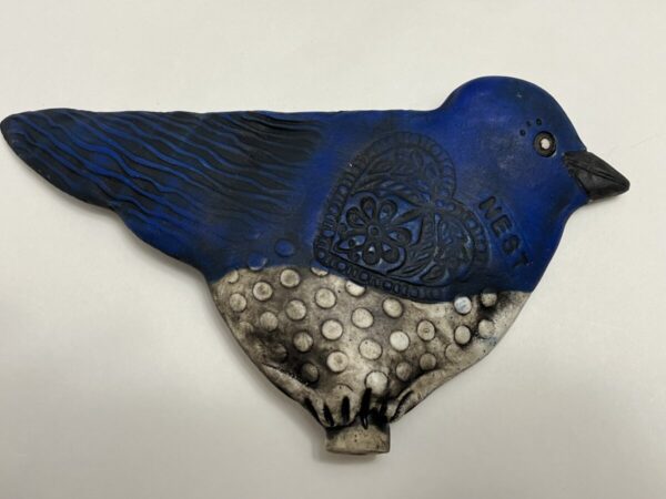 Product Image for  Ceramic Bird Garden Stake Purple Martin by Anita Lamour AML2408