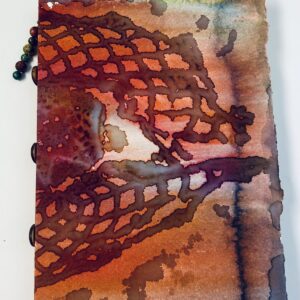 Product Image for  Hand Dyed Art Journal, Mixed Media, Handmade Book, Dee Stoddard, DYD-JRN 57