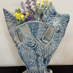 Product Image for  Ceramic Standing Vase Dk. Blue by Anita Lamour AML2415