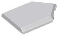 Product Image for  22385 – Light Bluish Gray – Tile, Modified 2 x 3 Pentagonal (10 Pack)