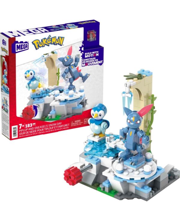 Product Image for  Mega Pokemon HKT20 – Piplup and Sneasel’s Snow Day Piece Building Set