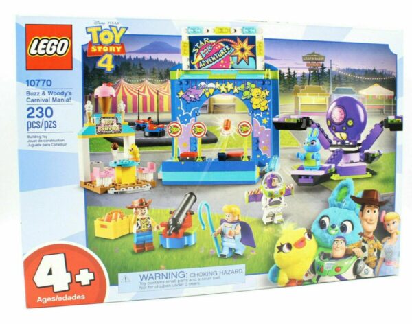 Product Image for  LEGO Disney Pixars Toy Story 4 Buzz & Woodys Carnival Mania 10770