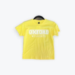 Product Image for  Yellow Youth T-Shirt with Oxford Wildcats Block Screen Print