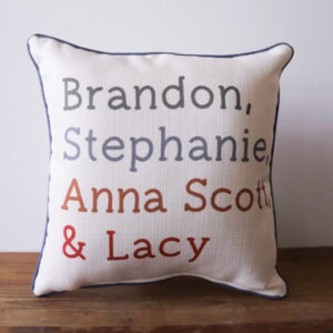 Product Image for  Our Family Names Pillow