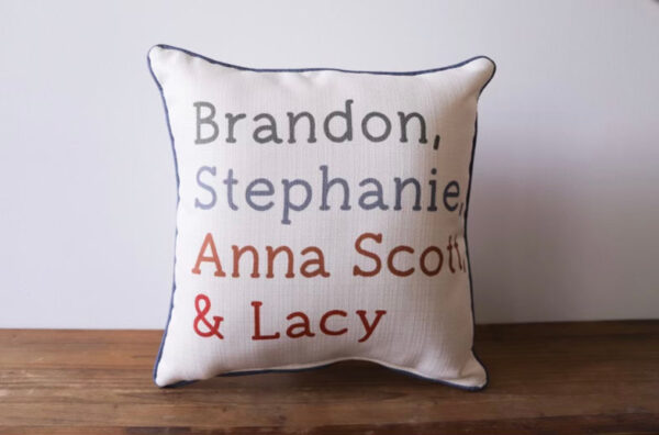 Product Image for  Our Family Names Pillow