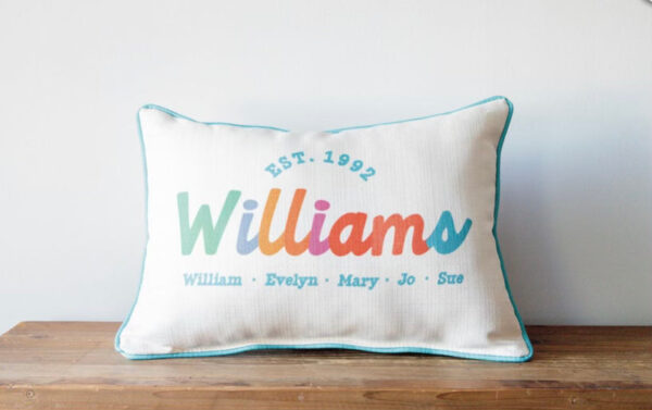 Product Image for  Sunny Family Name Multi Pillow