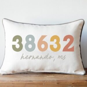 Product Image for  Charming City Zip Code Pillow