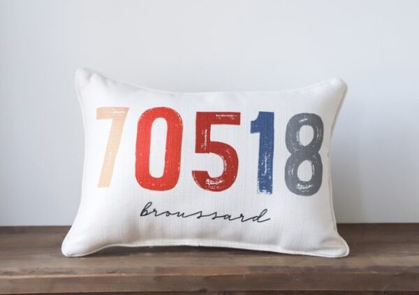 Product Image for  Sunset Zip Code Pillow