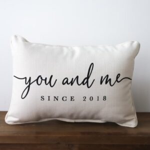 Product Image for  You and Me Since Pillow